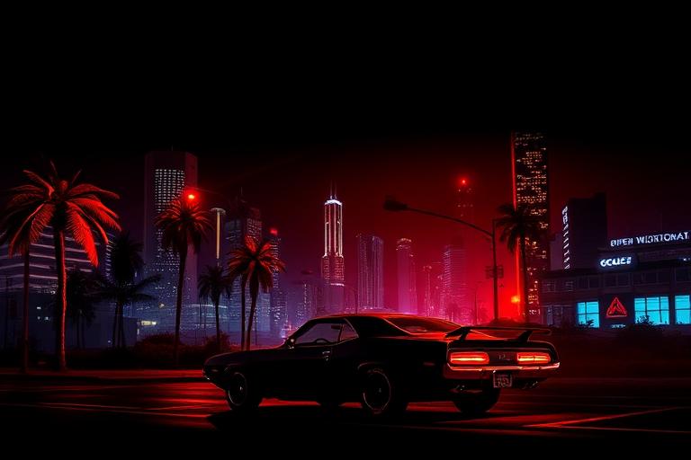 GTA gameplay thumbnail — GTA Open World Night Run